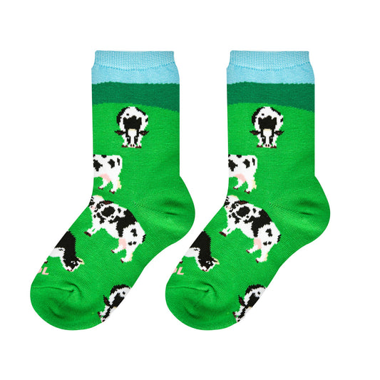 SOCKS- Cows - Kids 4-7