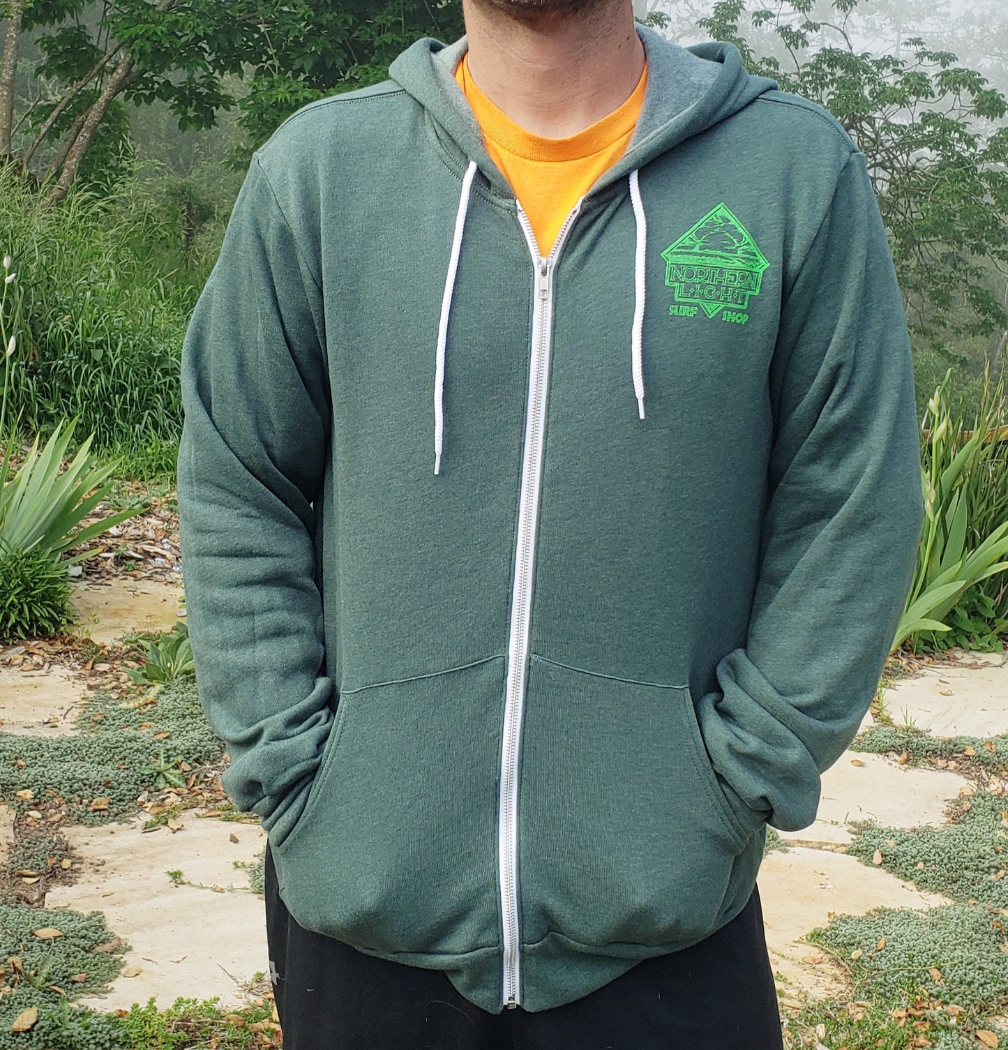HWY 1 SPONGE FLEECE ZIP-UP