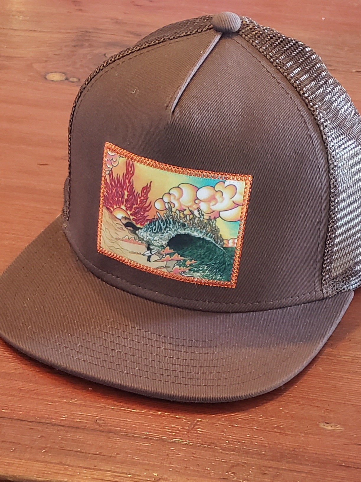 HATS-WAVE ART SNAP BACK