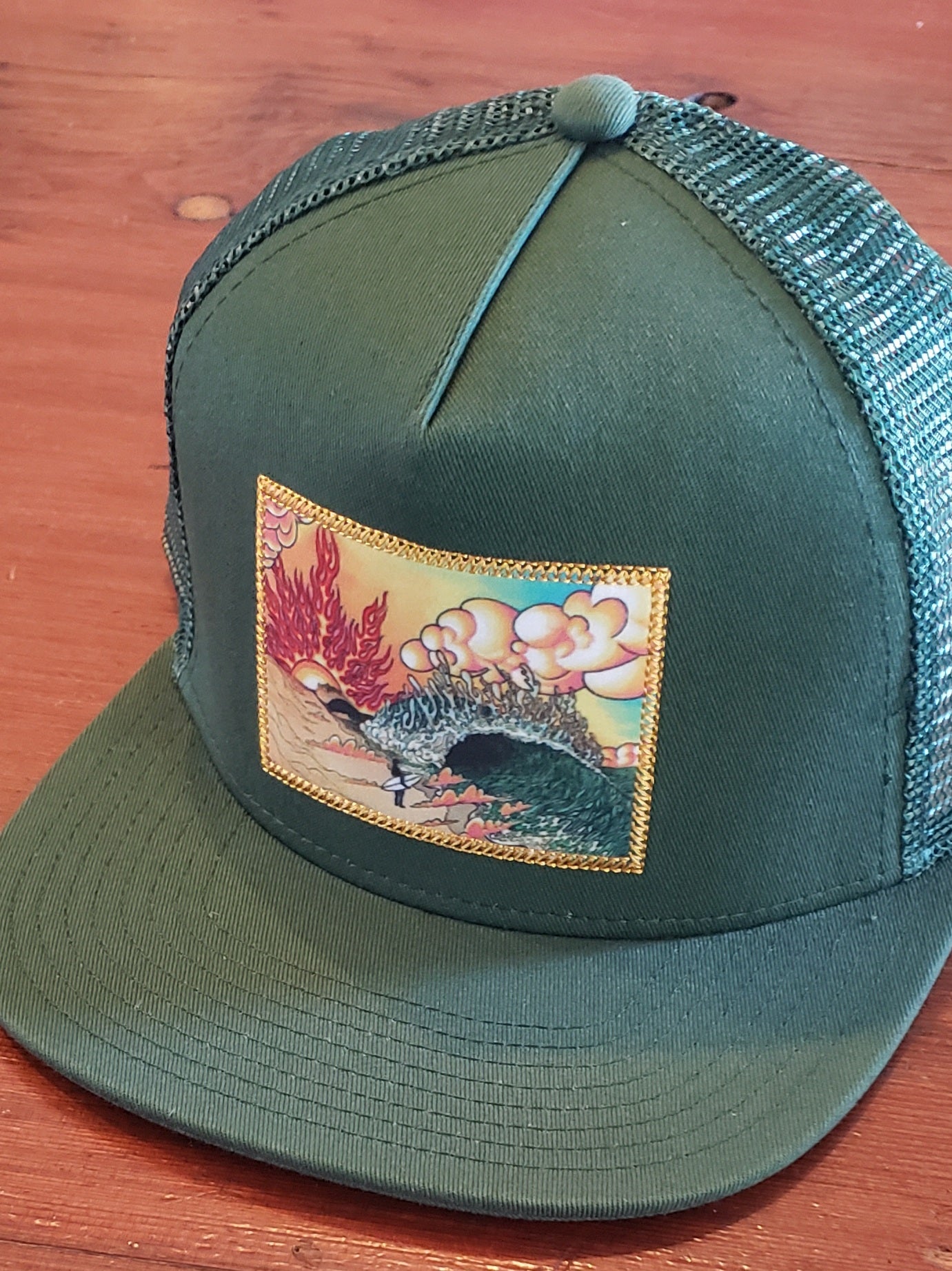 HATS-WAVE ART SNAP BACK