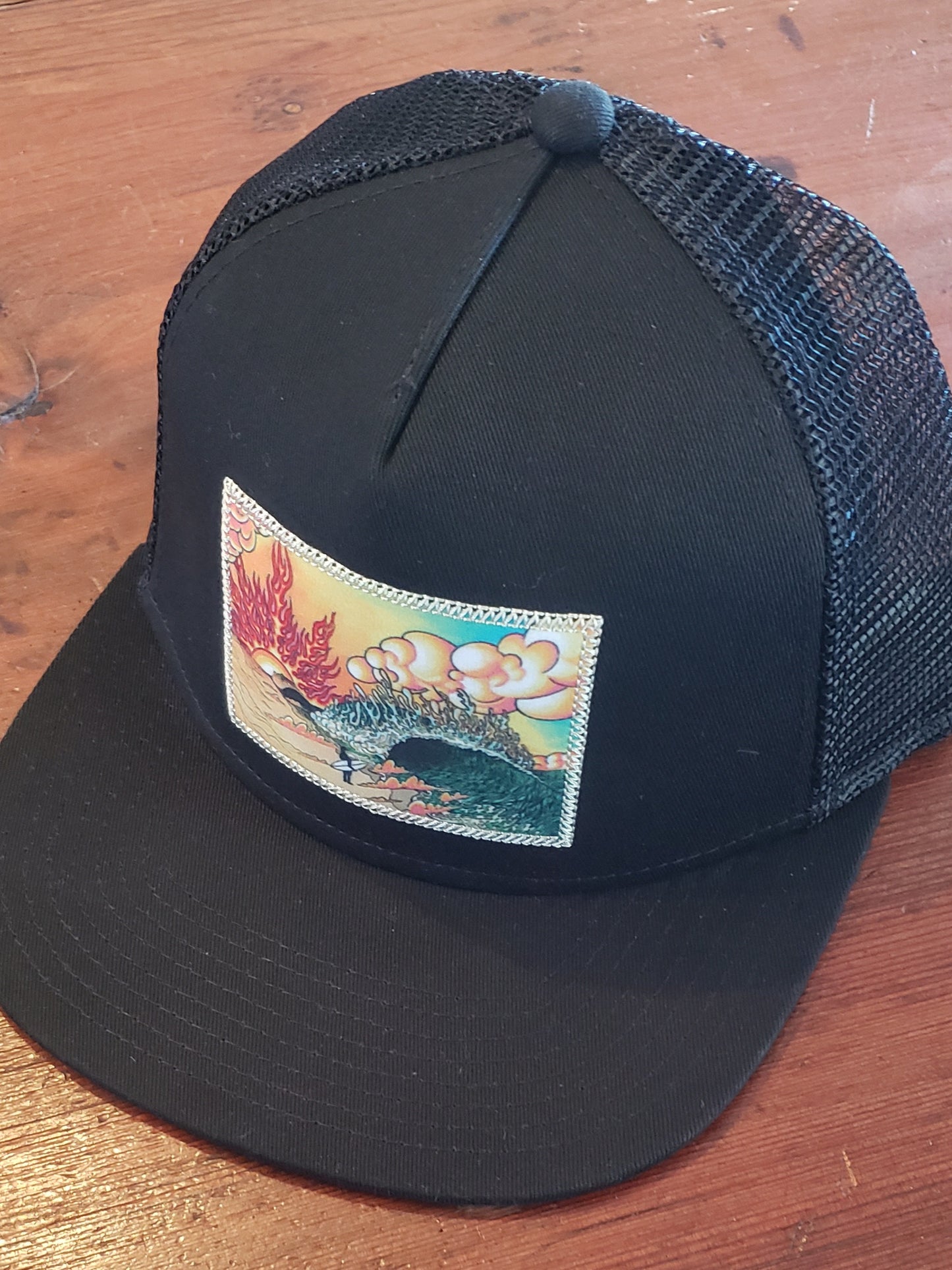 HATS-WAVE ART SNAP BACK