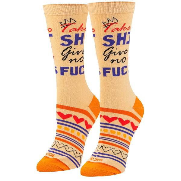 SOCKS- Take No Shit Socks Give no F%#!s