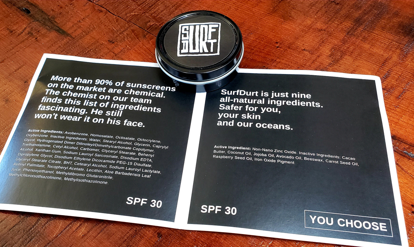 REEF SAFE SUNSCREEN! SURF DURT