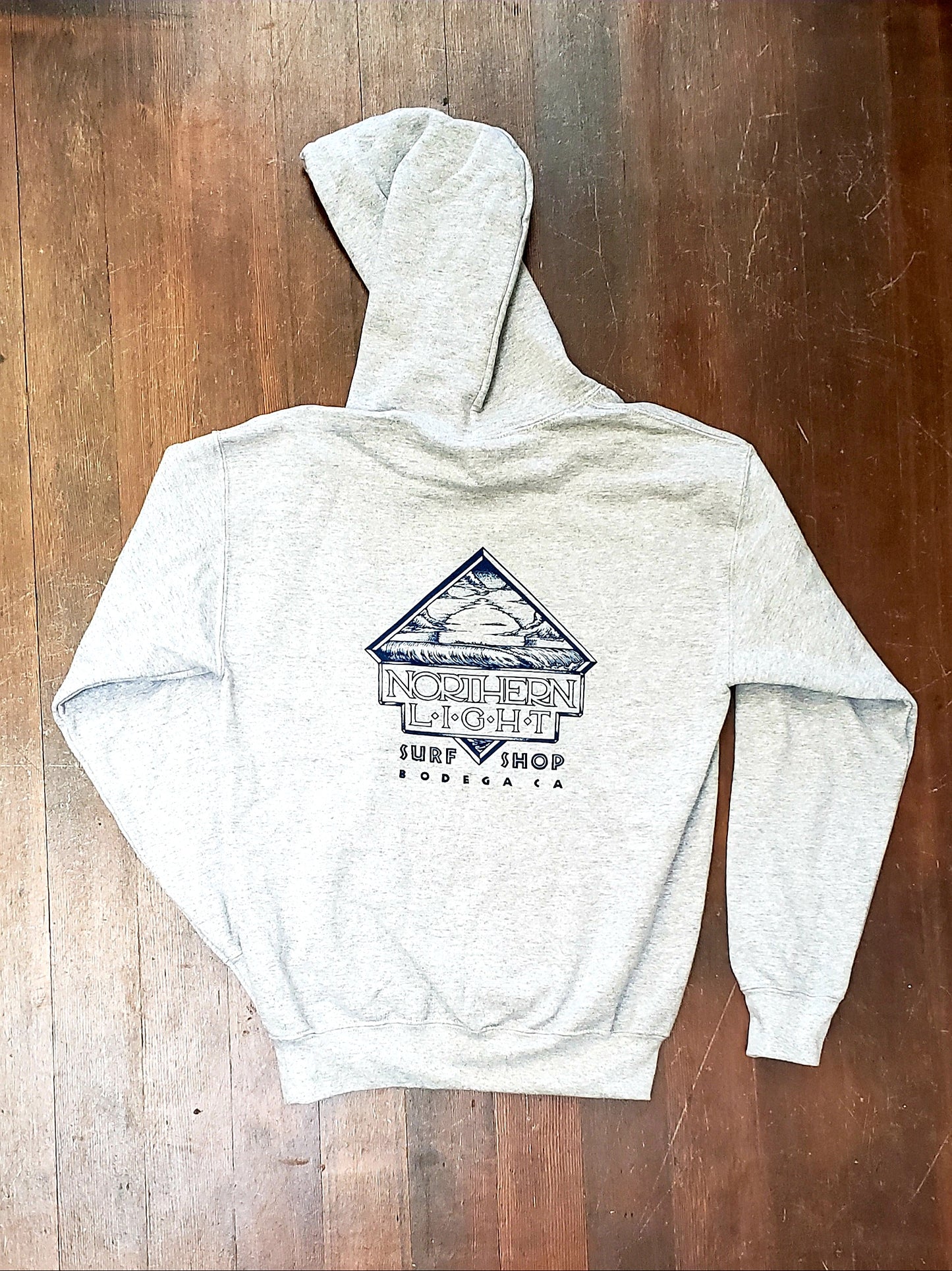 vintage surf inspired hoodie