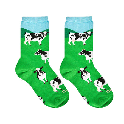SOCKS- Cows - Kids 4-7
