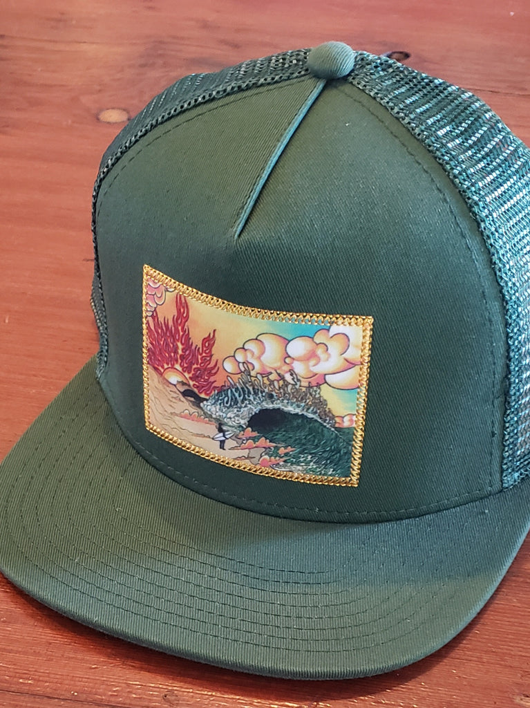 HATS-WAVE ART SNAP BACK