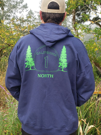 HWY 1 ZIP HOODIE