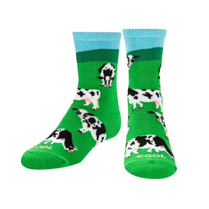 SOCKS- Cows - Kids 4-7