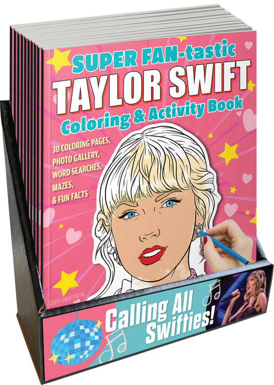 Taylor Swift Coloring & Activity Book (10 pack with Display)