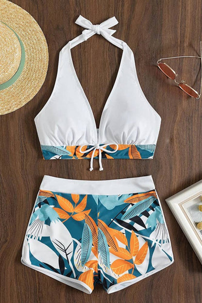 High Waist Beach 2PCS Bikini Set ZZKF656