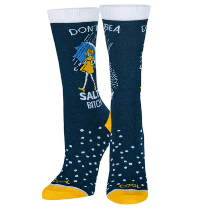 SOCKS- Salty Bitch - Women's Crew