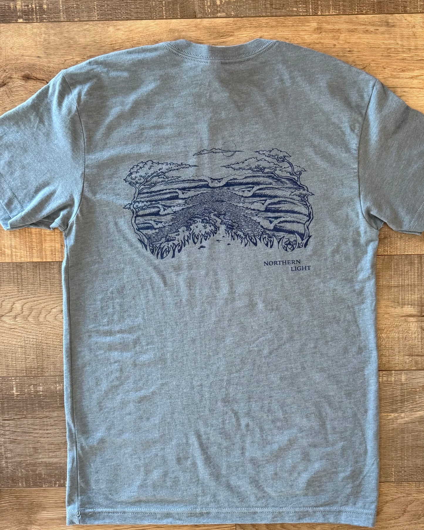 heather blue t